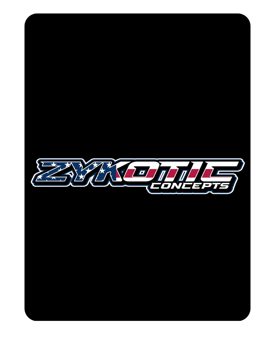 ZC AMERICAN FLAG DECAL