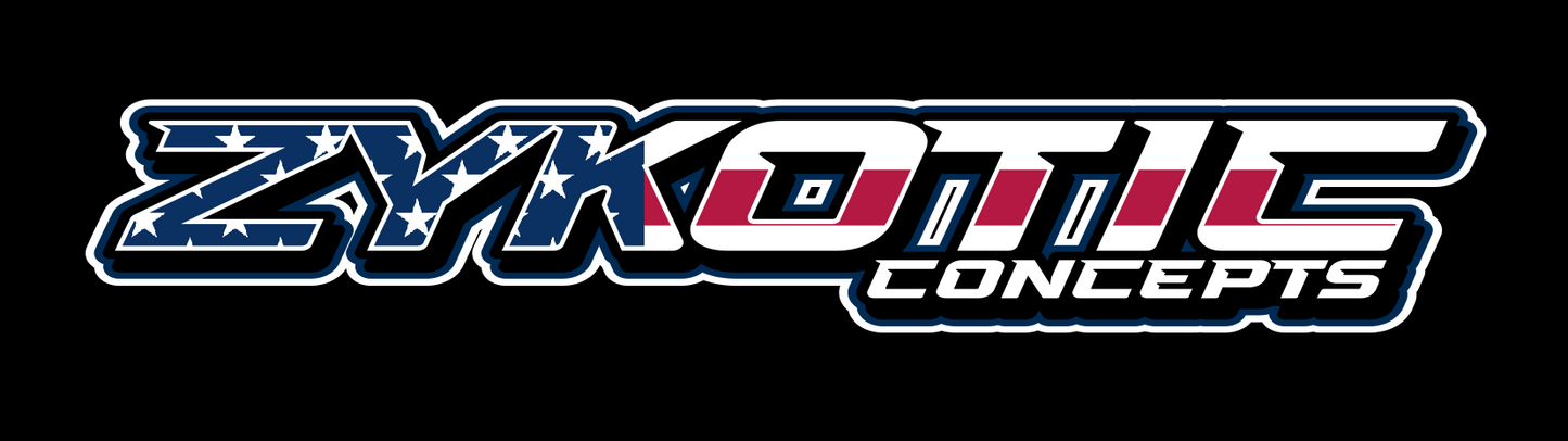ZC AMERICAN FLAG DECAL
